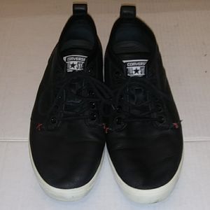 CONVERSE ALL STAR BLACK LEATHER UNISEX M9 OR W10.5